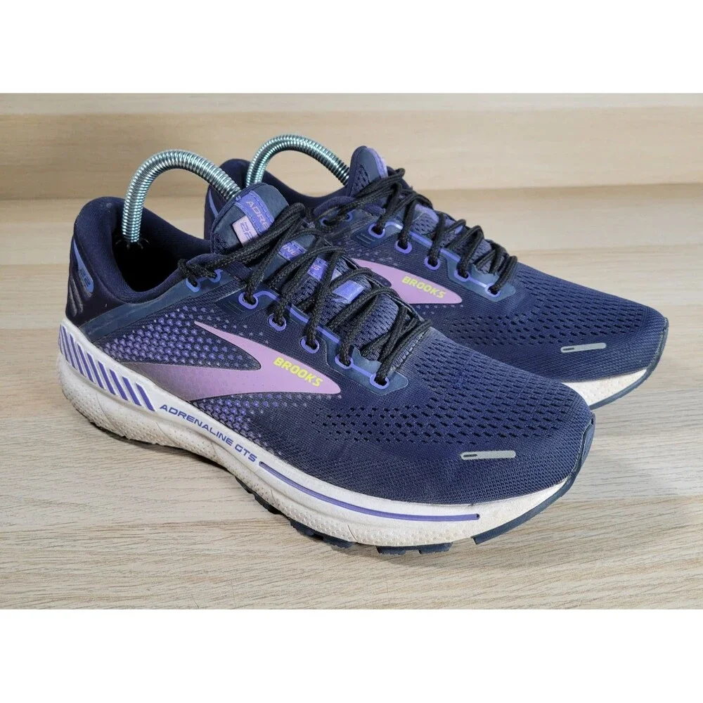 Brooks Adrenaline GTS22 Running Shoes Peacoat/Blue Iris Womens 10.5 Sneakers